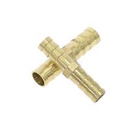 Hose Connector, Coupling connectors,2pcs Brass Straight Hose Pipe Fitting Equal Barb 4-19mm Gas Copper Barbed Coupler Connector Adapter(OD 3mm)