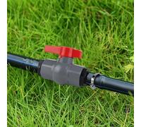 Hose Connector Designed PVC Ball Valve Great for Pool Maintenance and Irrigation Systems (1 1/4 (40Mm) + 32Mm)