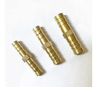 Hose Connector,Garden,Brass 2 Way Barbed Pipe Fitting Straight Coupling Adapter Barb 4mm 5mm 6mm 8mm 10mm 12mm 14mm 16mm 19mm 25mm6mm OD(14mm Od)