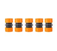 Hose Connector Hose Extension Connector Water Hose Connector 5Pcs Durable Anti Leak Quick Connect Garden Hose Repair Tool for Home Garden Plastic PP 1/2 Inch 12mm 16mm
