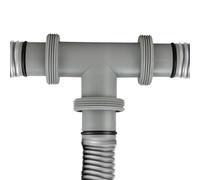 Hose Connector - PP-T Connection Hose Repair Connector | Straight connection extension connection, replacement of the pool pump system, above-ground backwash sand pump for swimming