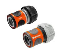 Hose Connector Set 19 mm (3/4 inch): For the beginning and end of the hose, connector to fit all Original system parts, UV and frostproof (18275-20)