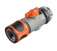 Hose Connector with Valve for 13 15mm Hose Flow Control Gardena Water Stop