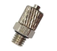 Hose ConnectorHose Connector,Steel Tee Pipe Fittings Brass Straight Elbow Tube Air Pneumatic Fitting Quick(4 M3,PC)