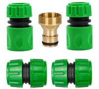 Hose Connectors Kit, Including Kitchen Faucet Connectors/Hose End Quick Connector, Hose Repair Connector. Connection Accessories for Kitchen Sinks, Bathroom Faucets, and Outdoor Garden Hoses.