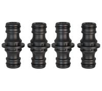 Hose Coupling, 1/2 Inch Double Plug Garden Hose Connections, Extender Extension Coupling Two Way Coupling for Garden and Home Hose