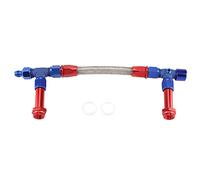 Hose End Connector,Dual Fuel Kit AN8 Braided Feed Line Carb Fittings for 4150 Based WAN6 Adapter