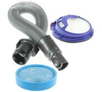 SPARES2GO Hose + Pre & Post Motor HEPA Filter Kit Compatible with Dyson DC25 DC25i Vacuum Cleaner