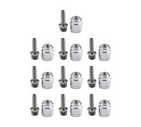 Hose Fitting Kit 10pcs Olive 10pcs Insert with Wrench for SRAM Hydraulic Brakes, Compatible with Red 22, 1, 1 and More (Silver)