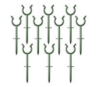 Hose Guide - Green Garden Hose Guide Stakes Holiday Lights Holder - Plant Protection Support Spike Irrigation Watering Holder Bracket for Flower Bed Driveway Borders Lawn Yard Paved Pathway