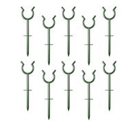 Hose Guide Nails - 100pieces Garden Hose Guides | Plant Protection Holders Heavy Duty Stake Set Water Pipe Positioning Nail for Lawn Backyard Hoses Organizer and Plants Guard