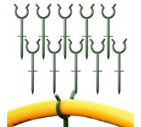 Hose Guides for Garden - Lawn Saver Hose Support Set - Support Spike Plant Tool for Flower Bed Backyard Yard Paved Pathway Edges Driveway Borders