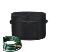 Hose Holder Pot,Heavy-Duty Garden Hose Reel Container - Weatherproof Gardening Accessories, Lightweight Tool Organizer with Drain Holes for Lawn Patio Balcony