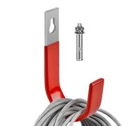 Hose Holder Wall Mount | Garden Hose Holder | Rust Proof, Hanger Wall Mount for Ropes, Hydraulic, Extension Cords