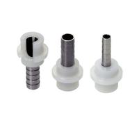 Hose nozzle, Straight nozzle for beer or CO2 hose with molded seal, 7mm