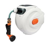 Hose Pipe Reel High Pressure Combination Bobbin Winder Electronic Water Drum Car Wash Car Equipment Auto-Retractable Hose Reel(1 M 10 m)