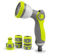 Hose Pipe Spray Gun | 10 Function Soft Touch Garden Spray Gun Set | Hose Pipe Nozzle Spray Gun for Watering Plants, Washing Cars & Pet Showering | Lawn & Garden Watering Equipment