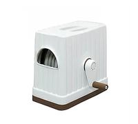 Hose Reel, 30M/100FT Garden Hose Reel with Adjustable Spray Nozzle, Box, Mini Hose Reel Garden Accessories