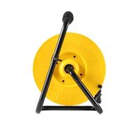 Hose Reels 50M Outdoor Universal Extension Power Cord Reel Retractable Cable Reel Extension Thermal Cut-Out Iron Rack 3G2.5mm2 Wire