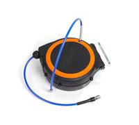 Hose Reels Air Hose Reel Retractable 30 Meters High Pressure Hose Reel PVC Garden Water Hose with Reel(1/2'',20m)