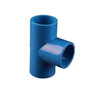 Hose splitter, 1pcs Three-Way PVC Tee Connector Aquarium Pipe Adapter, Garden Irrigation Water Fittings(Blu,25mm)