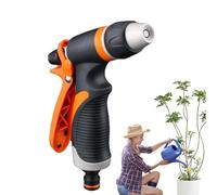 Hose Sprayer Nozzle,High Pressure Slip Resistant Sprayer Head,Flow Control Adjustable Patterns Heavy Duty Garden Hose Nozzles | for Car Pet Washing Plants Trees Flowers Bushes Watering Yard Outdoor La