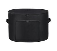 Hose Storage Pot - Water Hose Holder Pot For Patio | Weatherproof Tool Organizer Bucket With Drain Holes | Heavy-Duty Garden-Hose Reel Container Gardening Accessories For Backyard Patio Poolside