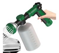 Hose Syringe with - Liquid Soap Hose Nozzle, 500ml Container Attachment, Anti Backflow Design | Yard Garden Cleaning Tool, Plant Watering Accessory, Bushes Vegetables Lawn Maintenance