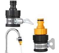 Hose Tap Connector for Hose Pipe,Premium Kitchen Tap Hose Connectors,Adjustable Mixer Tap Hose Connector,Easy and Tight Connection,Adapter for taps for The Beginning and End of The Hoses