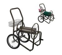 Hose trolley Durable 2 Wheels Garden Hose Cart Metal Hose Reel Gardening Trolley