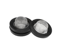 Hose Washer with Screen 24Pc Rubber Flat Washers with Stainless Steel Inlet Filter for Faucet Pipe Water(24mmx17mmx3mm)