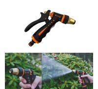 Hose Water Sprayer Gun, Gardening Multi Pattern Nozzle, Quick Connection to Pipe