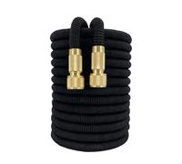 Hose Watering Hose Flexible Expandable Garden Reels Water Pipe Car Wash Quick Connector with 25 ft-150ft Garden Hose(Colour 1,1/2''_125FT)
