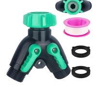 Hose Y Splitter, Heavy Duty Hose Y Adapter, Waterproof High-Pressure Water Distribution Management for Irrigation Systems Greenhouse Home Gardening Lawn Farm Outdoor