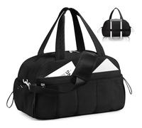 Hoseay Travel Bag Women's Large Buffer Sports Bag with Wet Compartment 24L Weekender Travel Bag Waterproof Gym Bag Lightweight Hand Luggage Bag Hospital Bag Birth Hospital Bag for Flight Travel Sports