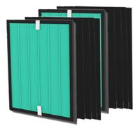 HOSECES 2 Pack HEPA Replacement Air Filter + 8 Active Carbon Pre-Filter Compatible with COWAY Airmega 150 160 Air Purifier, High Efficiency H13 Filter Sets#AP-1019C (Air 150 2+8)