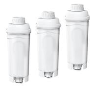 HOSECES 3 Pack Coffee Machine Water Filter Replacement for Delonghi DLSC002 Water Filter Cartridges Activated Carbon fits for Delonghi DSLC002 EC800, ECAM, EC9335,EC685,Magnifica S Water Filter (3)