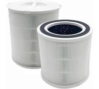 HOSECES AP401 AP402 Filter Replacement for Dayette Freshdew AP401 AP402 & JOWSET AP402 AP403 Air Purifiers 4-State Filtration True H13 HEPA Filter Hihg Efficiency 2Pack