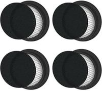 HOSECES K10 Filter Replacement Compatible with Eleckeys K10 Cordless Vacuum Cleaner Filter, 4 HEP 4 Sponge,Vacuum Cleaner Accessories