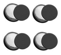 HOSECES VAC01 VAC02 Replacement HEPA Filters Sets, 4HEP 4Sponge Compatible with SMOTURE VAC01 / VAC02 / VC70 & for Ozeeco EC01 Cordless Upright Vacuum Cleaner Filter