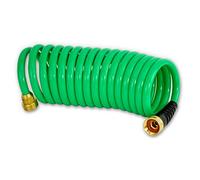 HoseCoil 3/8 inch Self Coiling Garden, RV, Outdoor Water Hose (15.00, Green)
