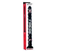 Hosed Swirl Tchick Anal Snake 18 - Black Anal Dildo
