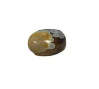 Hoseki Natural Tibetan Nazar Malocchio 8 Eyes DZI Pearl Lumik Semi Precious Stone 20.5ct Crystal Agate