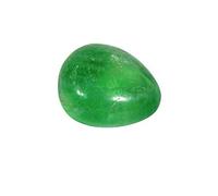 Hoseki Natural Tumbled Green Fluorite Gemstone 61.9ct Crystal Jade
