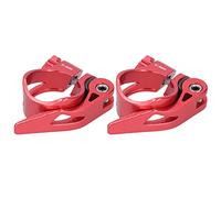 HOSEONFN 2pcs Quick Release Seatpost Clip for Bicycle, C73 Aluminium Alloy 31.8MM Mountain Bike Tube Clamp Note: The core keyword of the original title is "2pcs Quick Release (Red)