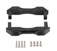 HOSEONFN 2Pcs RC Bumper Bracket, RC Bumper Mount Bracket, Aluminium Alloy, Wear Resistant for 1/10 LCG Bumper The title has a total of 63 characters, which meets the requirements