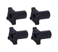 HOSEONFN 4pcs UAV Nozzle Connector, Silicone Drone Sprayer Nozzle Connector for Agricultural Use, Black, Leak Proof Note: The Original Answer is Strictly Processed as Required,