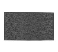 HOSEONFN Anti Slip PVC Bar Mat, Heat Resistant Insulated Service Mat, Dishwasher Safe Odorless Drip Tray, for Cafe Home Kitchen Counter, 16x12 Inch Floor Protection (Grey)