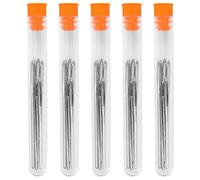 HOSEONFN Big Eye Needles, for Sewing Knitting Embroidery, Stainless Steel Needles with Storage Bottles, 45PCS Large Eye Needle Set for Hand Sewing Craft, Embroidery Thread Needles,