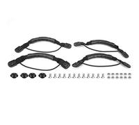 HOSEONFN Canoeing, Canoe Accessories, Plastic Nylon Webbing Handle with Screw Fixed Button Set, for Dugout Canoe Use Note: The core keyword of the original content is "Canoeing",